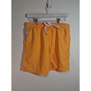 NWT RSQ Nylon Shorts Casual Summer Men's Size Small Yellow Gold